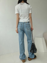 ラップドセミブーツカットパンツ / no.2295 Wrapped Semi Bootcut Pants