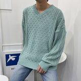 ルーズフィットメンニット/SK Loose fit Fischer Man Knitwear (5 colors)