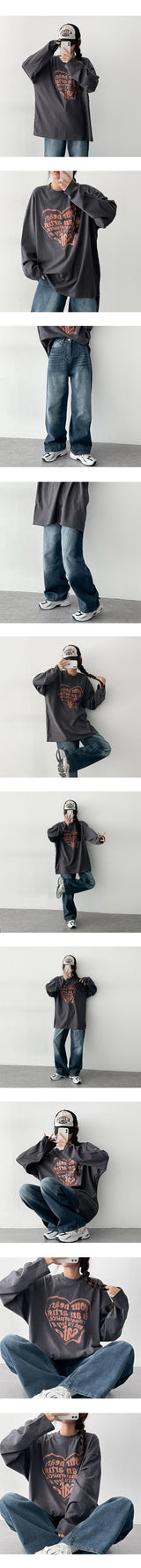 ハートセーフ長袖Tシャツ