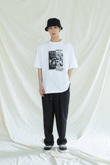 グラフィックTシャツ / YUNCHIVES GRAPHIC T-SHIRTS WHITE