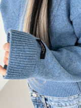 ウールVネッククロップニット/Wool V-neck Crop Knit (10color)