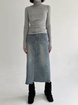 ポエンチデニムスカート/no.6183 Poenti Denim Skirt (2color)