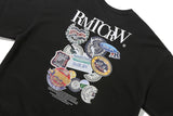 RMTCRW ラベルスウェットシャツ / RMTCRW LABEL SWEAT SHIRT_BLACK