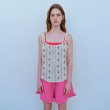 ラッフルヘムショーツ / RUFFLE HEM SHORTS, PINK