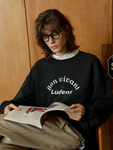 Bon Vivant Crewneck_Charcoal