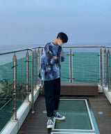 ASCLO Tie Dye Knit T Shirt (3color)