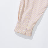 フロントポケットポイントストライプシャツ / FRONT POCKET POINT STRIPE SHIRTS - YELLOW