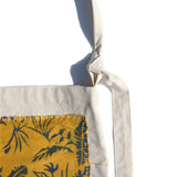[Patchwork Canvas Bag] Banana Leaves - Mustard (6625180418166)