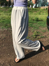 コントラスティングストリングパンツ