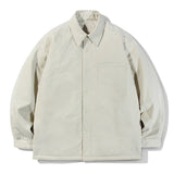 Light Padding Shirts Jacket PD5 Beige Gray (6622446944374)