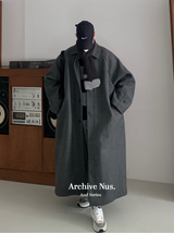 Nus. ウールグレーコート