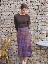 CHECK MIDI SKIRT_PURPLE (6638376845430)