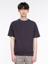 Intervein Stitch Short Sleeve Sweatshirt (6594030502006)