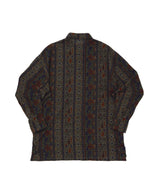 "PRE-ORDER 4/16~" WOOD-CUT DROP-SHOULDER SHIRT (Khaki) (6546131124342)