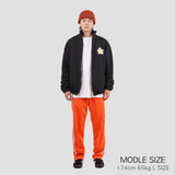 フラワーフリース / Flower Fleece Jacket Black (4600433868918)