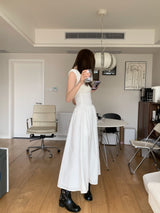 イソップスリーブレスロングドレス / Aesop sleeveless long dress