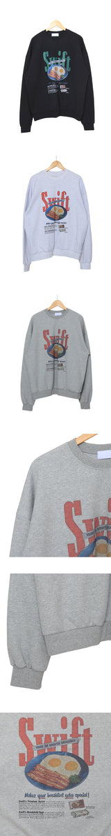 ブランチオーバースウェットシャツ / Brunch over sweatshirt
