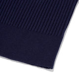 APPLIQUE V-NECK KNIT VEST [NAVY]