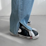ASCLO Side Slit Denim Pants (2color) (6685980033142)