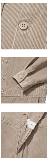 カサカウボーイジャンプスーツ/CASA CORDUROY JUMPSUIT [BEIGE]