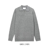 Digan Cashmere Zipper Collar Knit (6color)