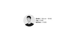 BASIC LOGO NEEDLEWORK HOODIE ZIP UP MELANGE 