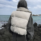 [BELLIDE MADE] Vintage Pigment Crop Hoodie