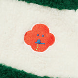 KIRSH X MISAKI KAWAI KIDS FLEECE HALF ZIP UP [GREEN]