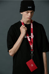 Basic logo lenyard - Red (4622103904374)