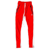 TZ TRACK PANTS (RED/WHITE) (6635061182582)