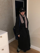 Verliebt high neck long coat