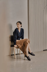 シーモアスカート/SEYMOUR SKIRT_BROWN