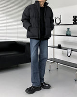 ミニマルデイリーショートパデッドジャケット / [Unisex] Minimal Daily Short Padded Jacket (11 colors)