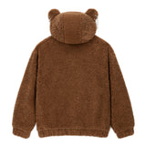 0 5 Punk Bear Fleece Jacket - BROWN (6626827894902)