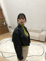 マロショートレザージャケット