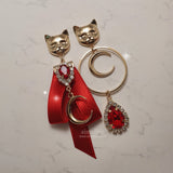 レッドウィザードリーピアス / Melbie The Cat Series - Red Wizardry Piercing
