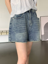 マネウォッシングデニムパート3ショーツショートパンツ / Mane Washing Denim Part 3 Shorts Short Pants