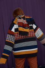 [SIGNATURE]マルチストライプニット / MULTI STRIPE KNIT (4526617198710)
