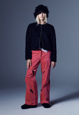 ウールジップクロップジャケット / WOOL ZIP CROP JACKET