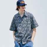 パラダイスペイズリーハワイアンシャツ / PARADISE PAISLEY HAWAIIAN SHIRT GREY