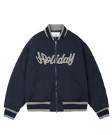 In-Holiday Varsity Jacket _Dark Navy