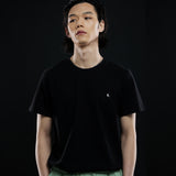 ベーシックマシュマロショートスリーブT/BASIC MARSHMALLOW SHORT-SLEEVED T-BLACK