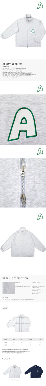 ALARM A ジップアップ_UNISEX