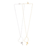 ハートキーネックレス / Heart Key Necklace_2 colors