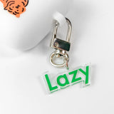LAZY TYPOGRAPHY KEY RING (6538492379254)