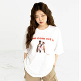 K プリントショートスリーブTシャツ / K PRINTING SHORT-SLEEVED T-WHITE
