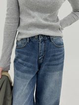 no.1836 トークジーンブルーツーボタンパンツ / no.1836 Talk Jean Blue Two Button Pants