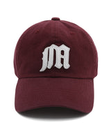 イニシャルボールキャップ / initial ball cap - burgundy