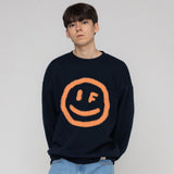 ビッグ ドット スマイル スプレー スウェットシャツ / Big Dot Smile Spray Sweatshirt