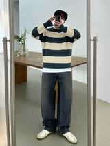 キャンディーデイリーダンガララウンドニット/[BEST]CANDY DAILY DANGARA ROUND KNIT(8COLOR)